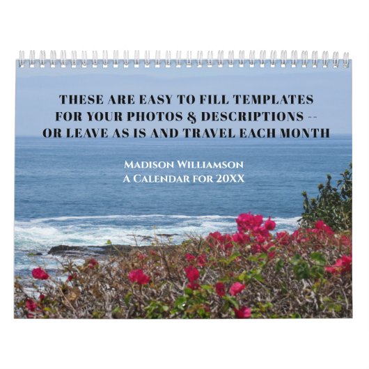 Photos de Voyage ou CYO Photo murale Calendrier 20 (Protection)