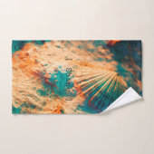 Photos d'été de Coquillages (Serviette à main)