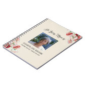 Photos du livre d'invités commémoratifs ou funérai (Côté gauche)