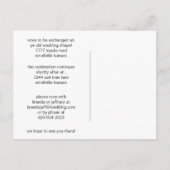 Photos Faire-part de mariage personnalisables Imag (Dos)