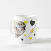 Photos fiançailles Collage Café Mug (Devant gauche)