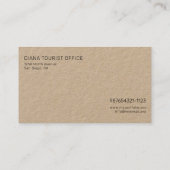 Photos Kraft Carte de visite (Dos)