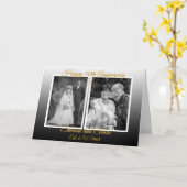 Photos Mariages personnalisées Carte 50e anniversa (Fleur jaune)