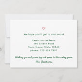 Photos minimalistes Nous avons déplacé Faire-part (Dos)