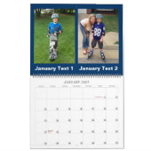 Photos multiples et calendrier 2016 des textes (Jan 2027)