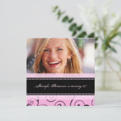 Photos noires roses Invitations à la fête du 18e a (Debout devant)