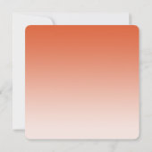 Photos Peach Triple Graduation Invitation (Dos)