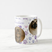 Photos personnalisables Mug Empreinte de patte pou (Devant droit)