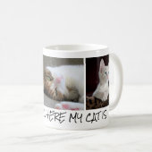 Photos personnalisées de chat dans la tasse de (Devant droit)