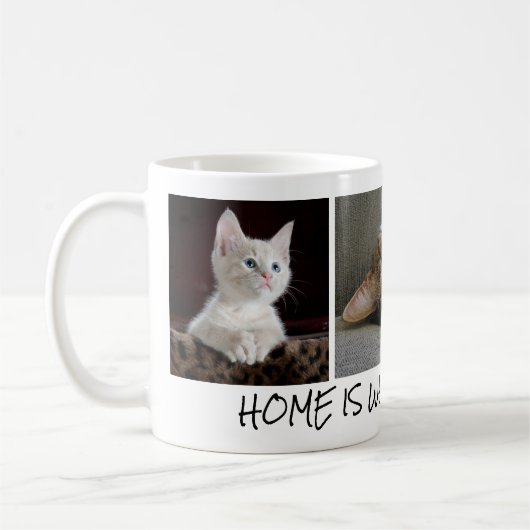 Photos personnalisées de chat dans la tasse de (Gauche)