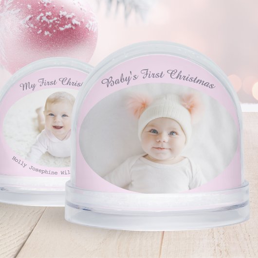 Photos personnalisées de Noël pour bébé Pretty Pin