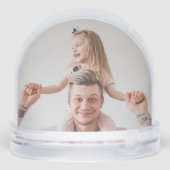 Photos personnalisées Dome Snow Globe (Arrière)