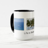 Photos personnalisées et mug texte (Devant gauche)