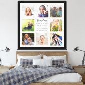 Photos personnalisées Grand-mère Citation toile ét (Insitu(Chambre))