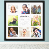 Photos personnalisées Grand-mère Citation toile ét (Insitu (Plancher de Bois))