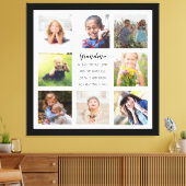 Photos personnalisées Grand-mère Citation toile ét (Insitu(Salon))