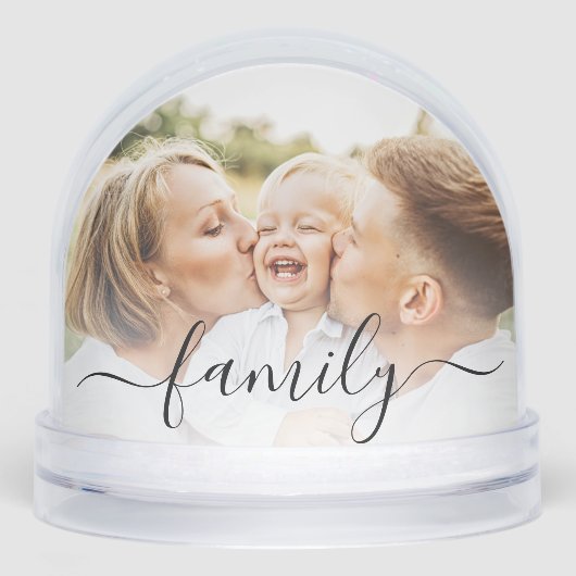 Photos personnalisées Script de Noël Famille perso (Avant)