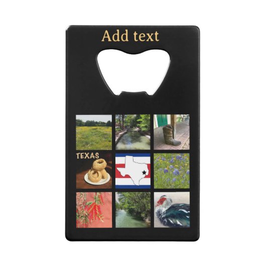 Photos pittoresques du Texas (Devant)