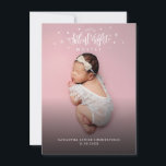 Photos pour bébés Faire-part de naissance de vacan<br><div class="desc">Une carte de faire-part de naissance de photos de Noël qui est parfaite pour les garçons et les filles. Ajoutez votre message texte personnalisé et vos photos en cliquant sur le bouton "Personnaliser"</div>