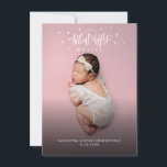 Photos pour bébés Faire-part de naissance de vacan<br><div class="desc">Une carte de faire-part de naissance de photos de Noël qui est parfaite pour les garçons et les filles. Ajoutez votre message texte personnalisé et vos photos en cliquant sur le bouton "Personnaliser"</div>