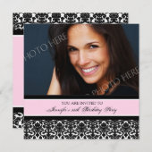 Photos roses Invitations à la fête du 35e annivers (Devant / Derrière)