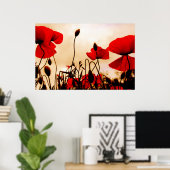 Photos rouges à Dusk Poster Imprimer (Bureau à domicile)