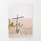 Photos Script Mariage Moderne Enregistrer La Carte (Page de couverture)
