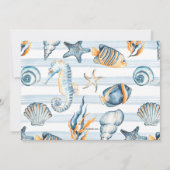 Photos Sea Life Invitation d'anniversaire (Dos)