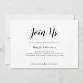 Photos superlappées Faire-part de diplôme Invitati (Dos)