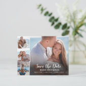 Photos superposées Enregistrer La Date Carte Posta (Debout devant)