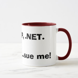 PHP, ASP, .NET.Im een geek...Oproep me! Mok