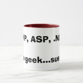 PHP, ASP, .NET.Im een geek...Oproep me! Mok (Midden)