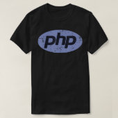 PHP backend Laravel CodeIgniter Ontwikkelaars T-shirt (Design voorkant)
