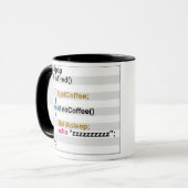 PHP get Coffee linkshandige Mok (Voorkant links)