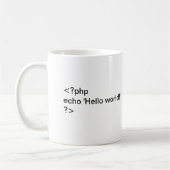 PHP Hallo World! code mok (Links)