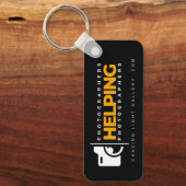 'PHP'-Logo | Rechthoek-Sleutelhanger Sleutelhanger (Voorkant)