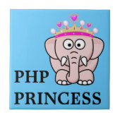 PHP Prinses: Vrouwen in Open Source Web Developmen Tegeltje (Voorkant)