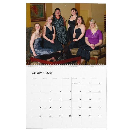 PHP Women 2010 (groot) Kalender (Jan 2026)