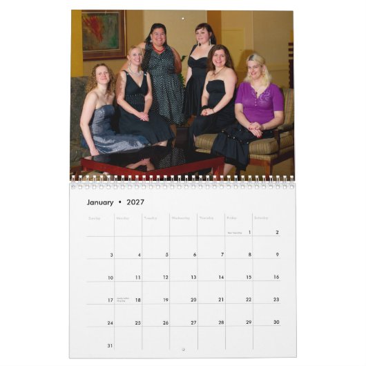 PHP Women 2010 (normaal) Kalender (Jan 2027)
