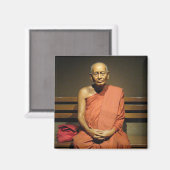 Phra Dhammayanmuni ... Buddhist Monk Magneet (Voorkant / Achterkant)