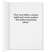 Phra Dhammayanmuni ... Carte moine bouddhiste (Intérieur (Droit))