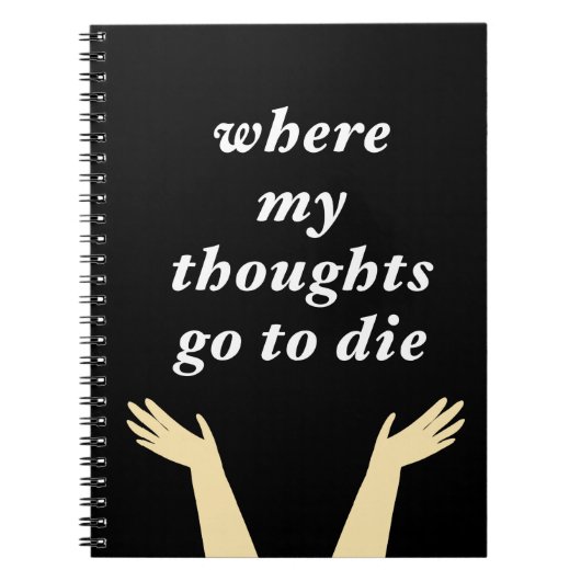 Phrase drôle avec Carnet des mains Ta-da (Devant)