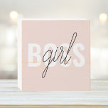 Phrase moderne Pastel Rose fille Boss Phrase<br><div class="desc">Phrase moderne Pastel Rose fille Boss Phrase</div>