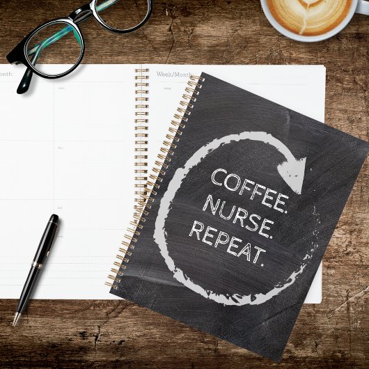 Phrase personnalisable Café Infirmière Répéter