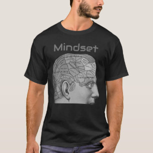  Phrenology Head Mindset Brain Map T-shirt