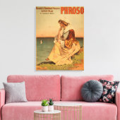 Phroso Woman bij het Poster van de Koerdische Thea Canvas Afdruk (Insitu (Woonkamer))