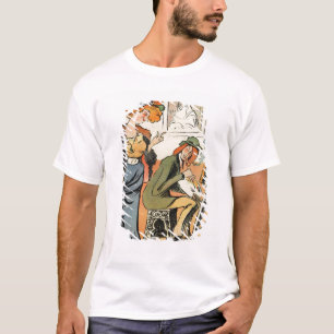 Phryne: karikatuur van het model van een kunstenaa t-shirt