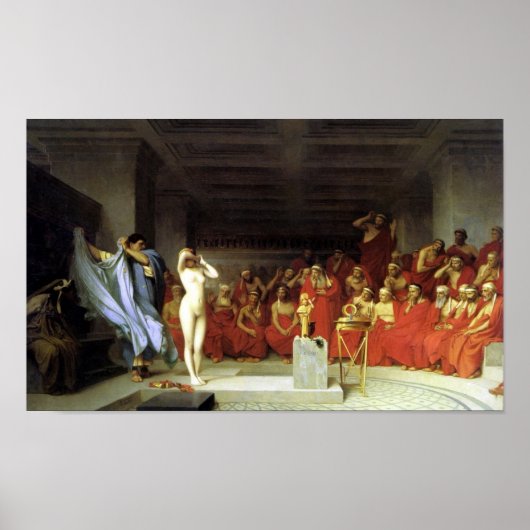 Phryne voor de Areopagus Poster (Voorkant)