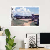 PhuCat AFB Vietnam 1968 Afdruk Poster (Thuiskantoor)