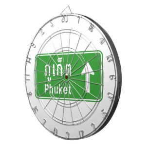 Phuket Ahead ⚠ Thai Highway Traffic ⚠ Dartbord